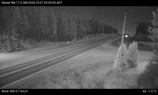 Web Cam image of Veneer (NB Highway 17)