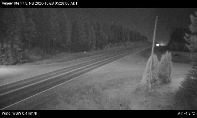 Web Cam image of Veneer (NB Highway 17)
