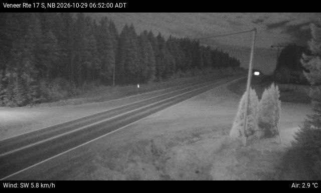 Web Cam image of Veneer (NB Highway 17)