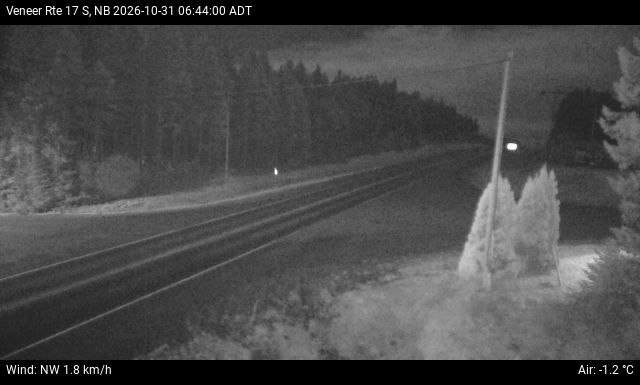 Web Cam image of Veneer (NB Highway 17)