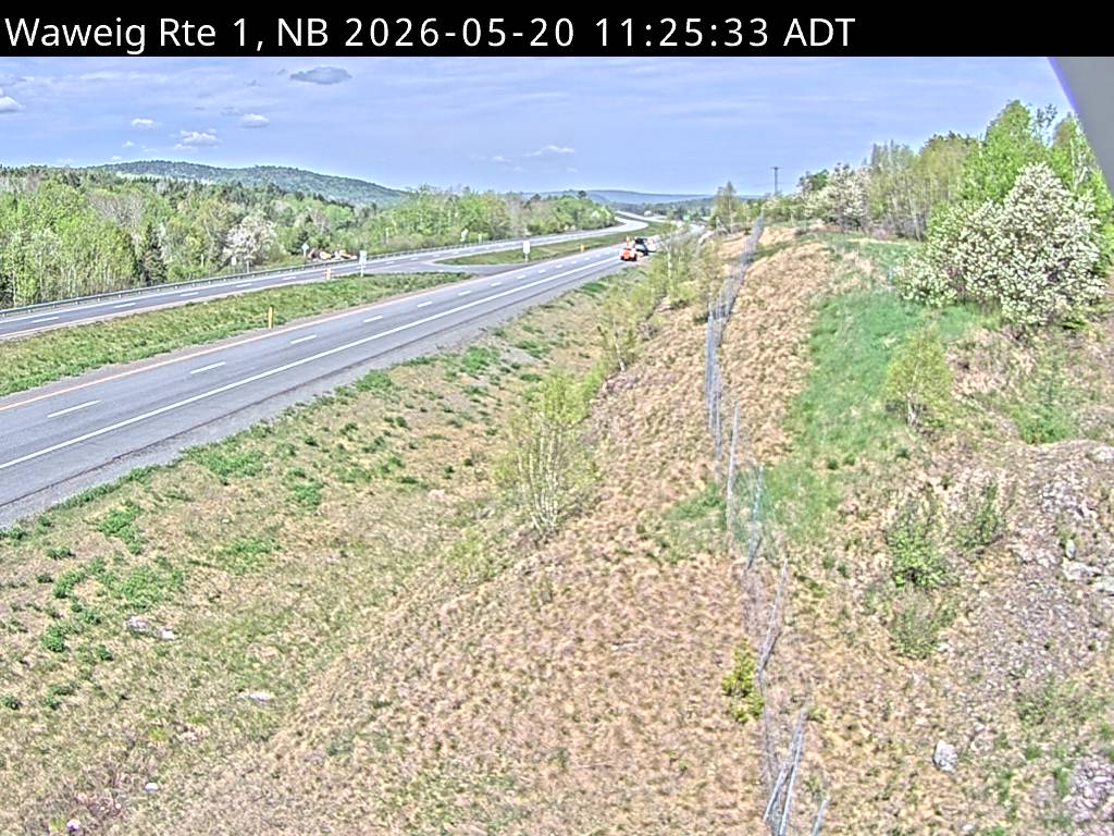 Web Cam image of Waweig (NB Highway 1)