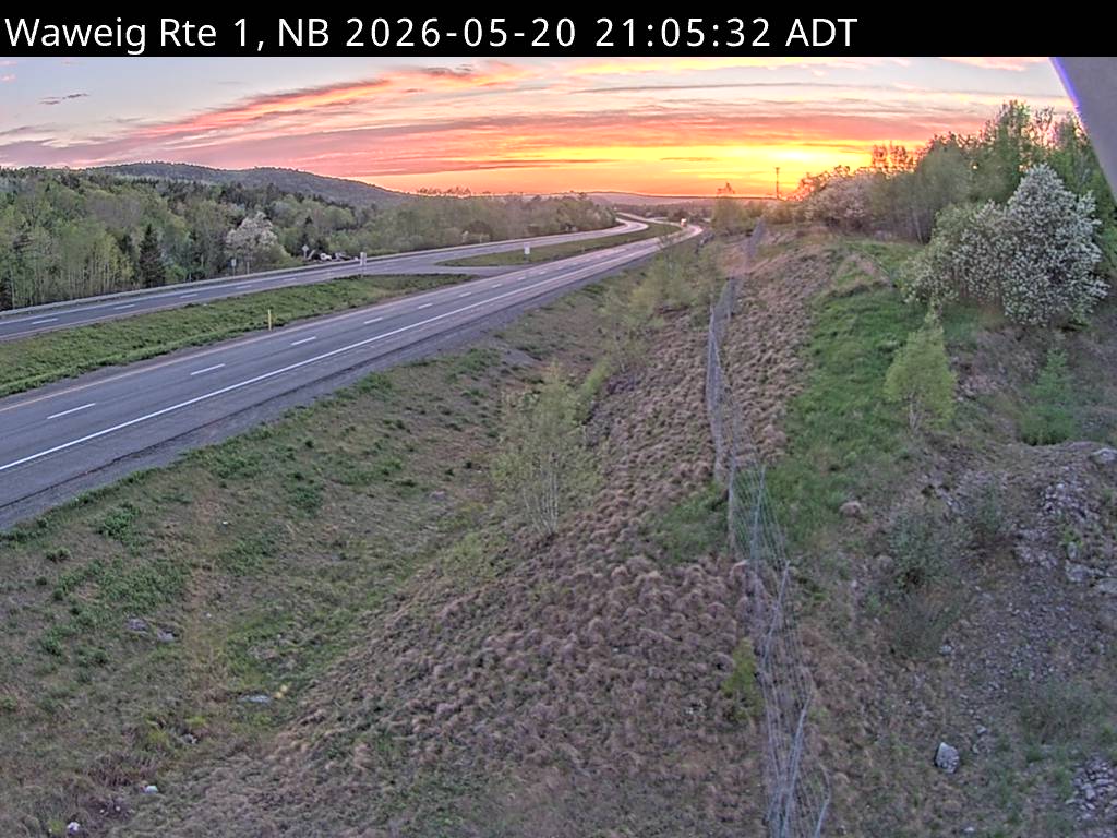 Web Cam image of Waweig (NB Highway 1)