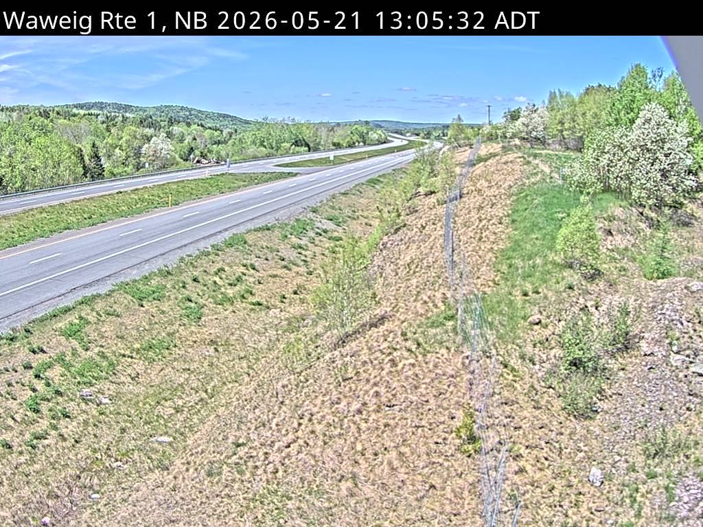 Web Cam image of Waweig (NB Highway 1)