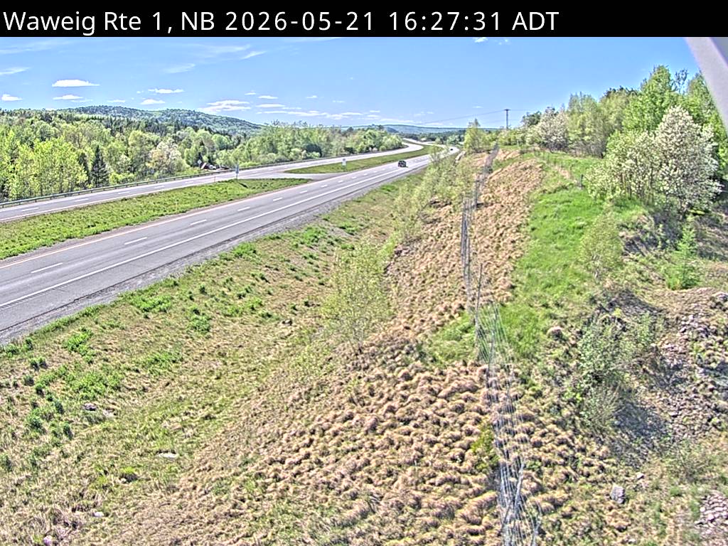 Web Cam image of Waweig (NB Highway 1)