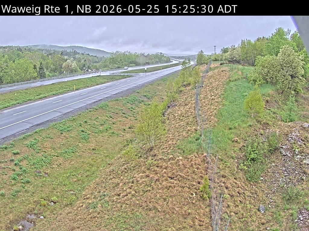 Web Cam image of Waweig (NB Highway 1)