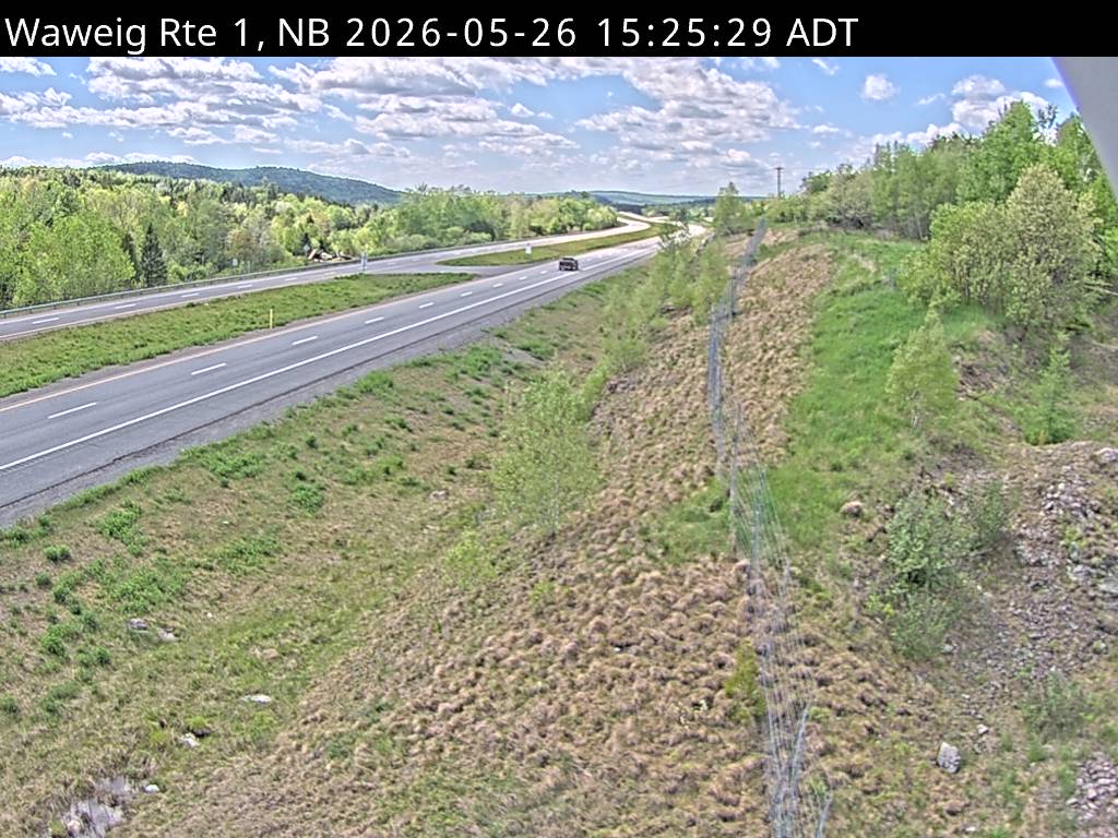 Web Cam image of Waweig (NB Highway 1)
