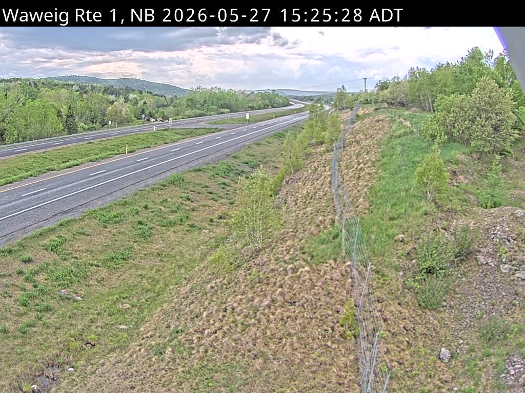 Web Cam image of Waweig (NB Highway 1)