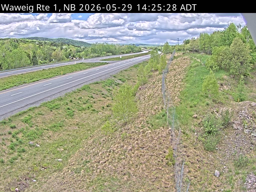 Web Cam image of Waweig (NB Highway 1)