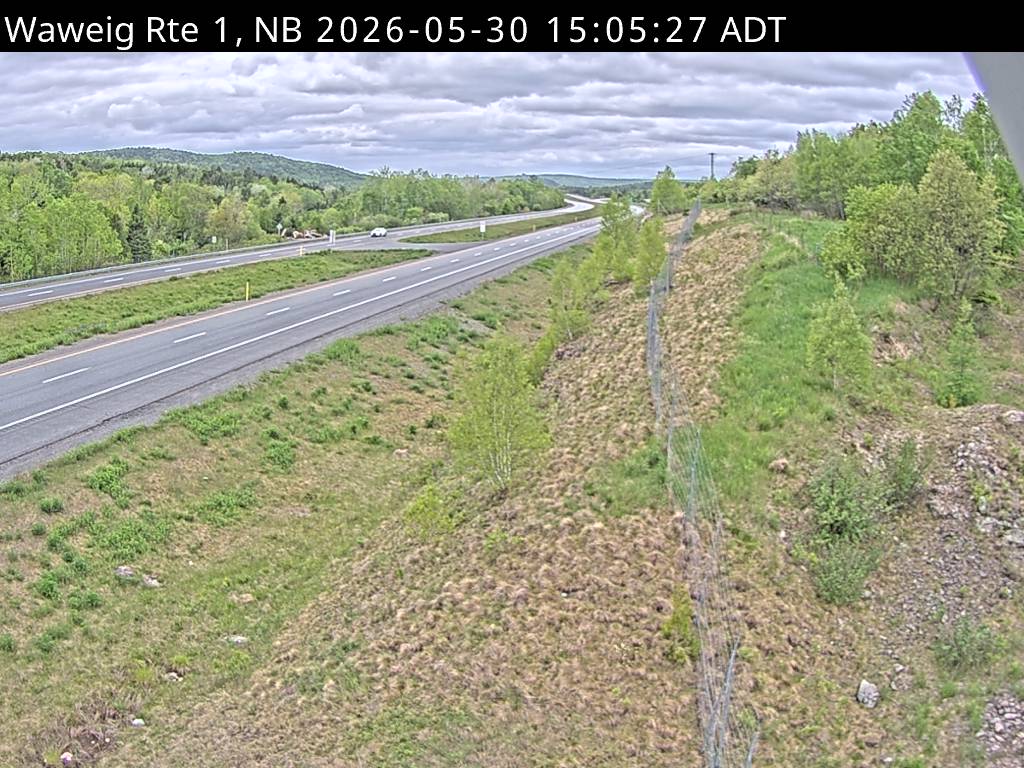 Web Cam image of Waweig (NB Highway 1)