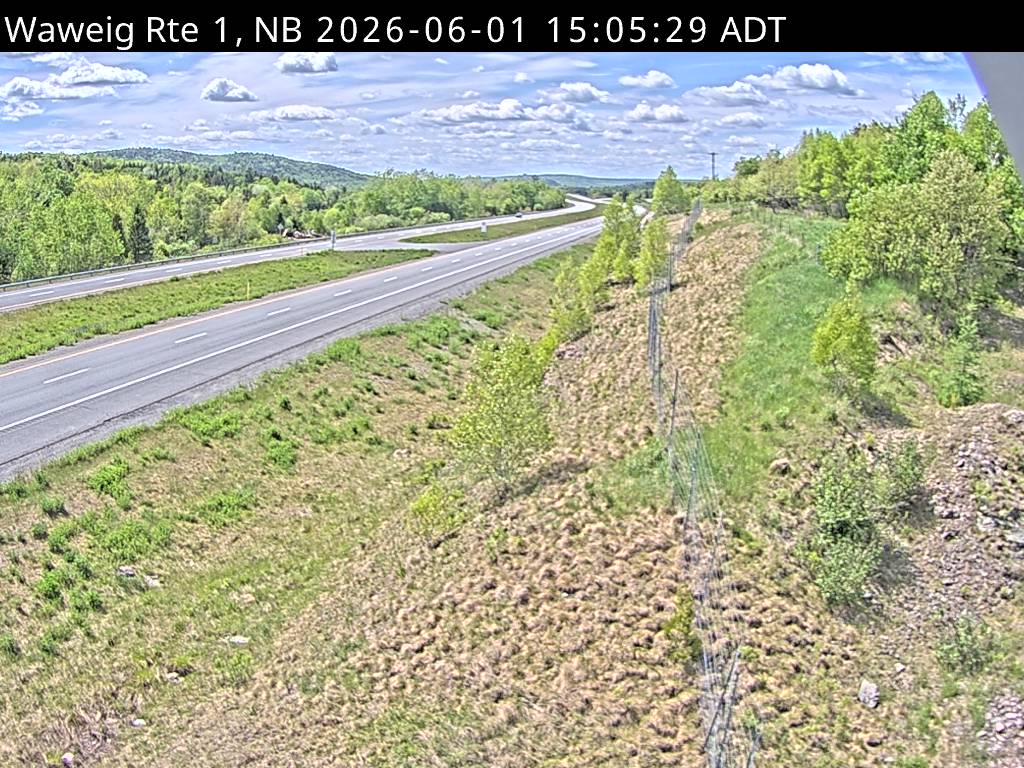 Web Cam image of Waweig (NB Highway 1)