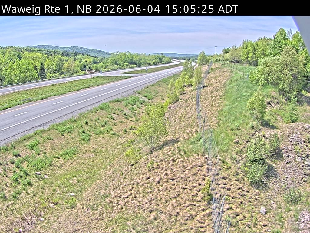 Web Cam image of Waweig (NB Highway 1)
