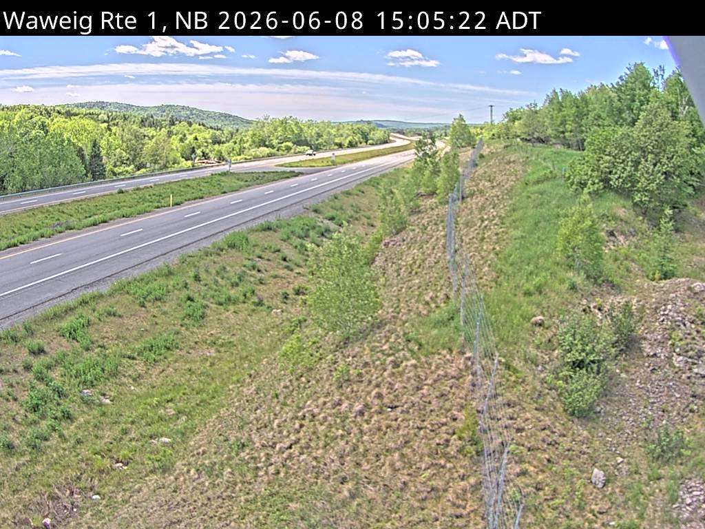 Web Cam image of Waweig (NB Highway 1)