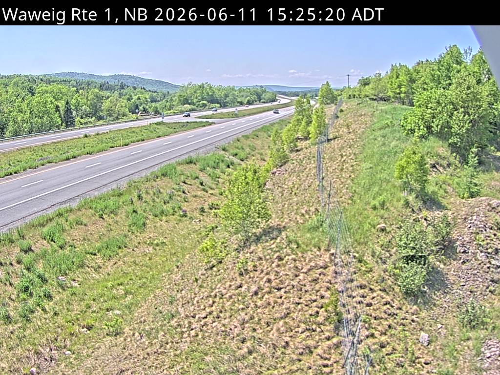 Web Cam image of Waweig (NB Highway 1)