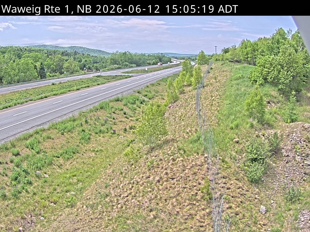 Web Cam image of Waweig (NB Highway 1)