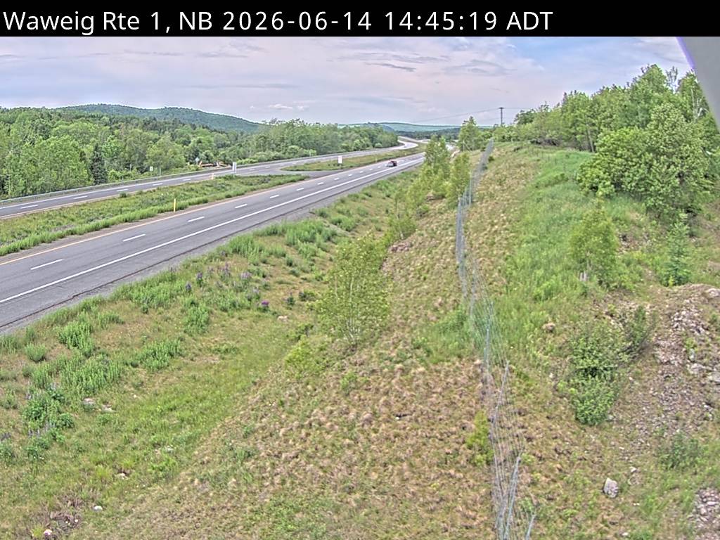 Web Cam image of Waweig (NB Highway 1)