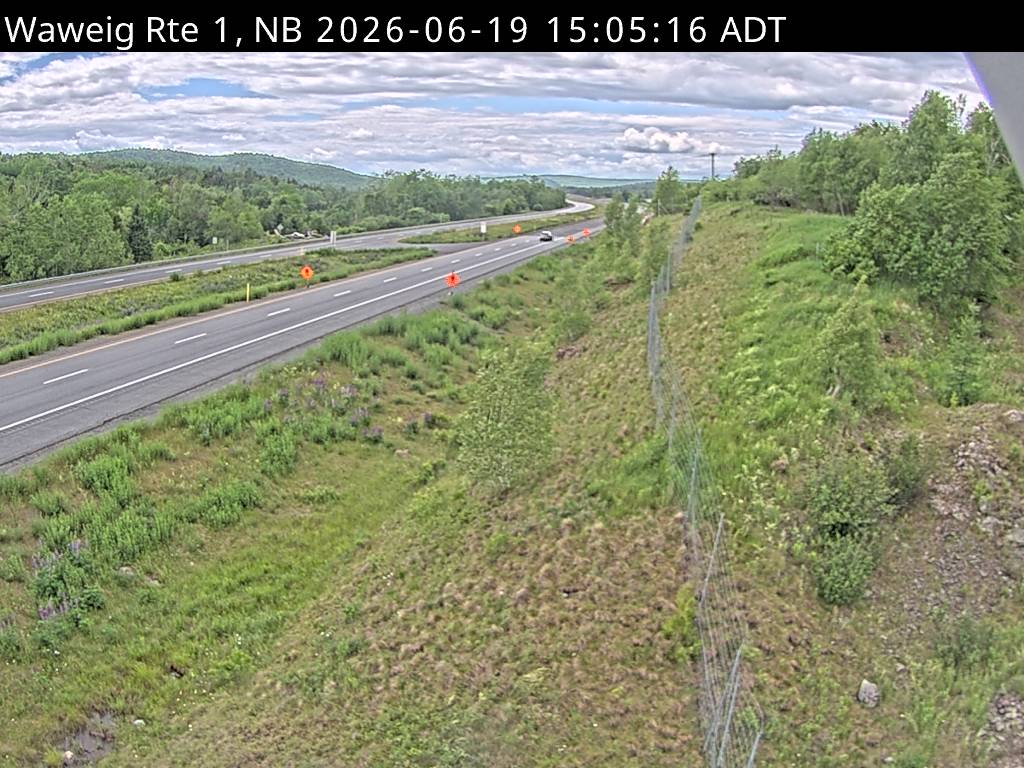 Web Cam image of Waweig (NB Highway 1)