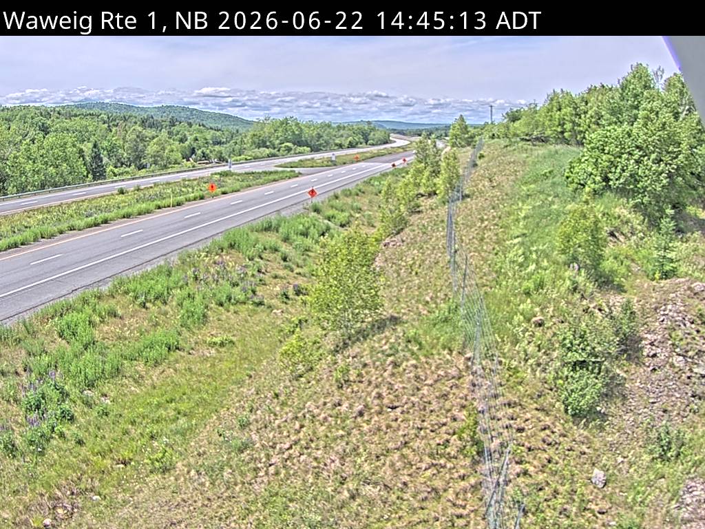 Web Cam image of Waweig (NB Highway 1)