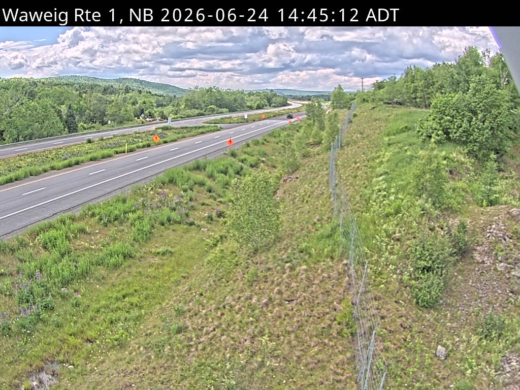 Web Cam image of Waweig (NB Highway 1)