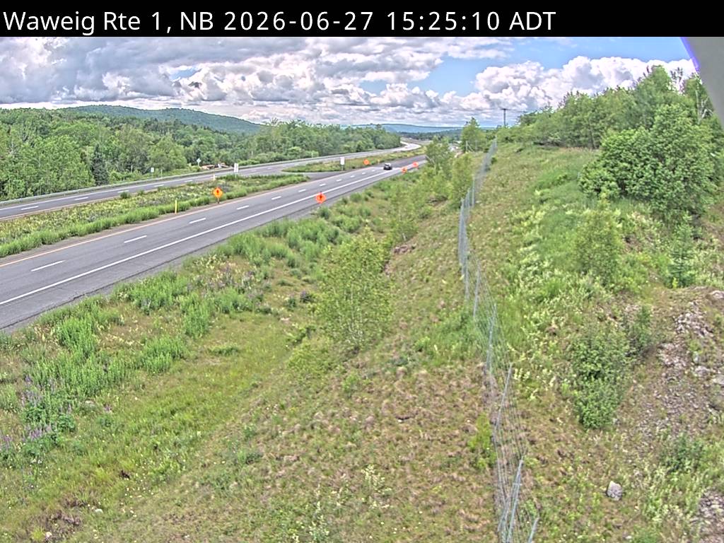 Web Cam image of Waweig (NB Highway 1)