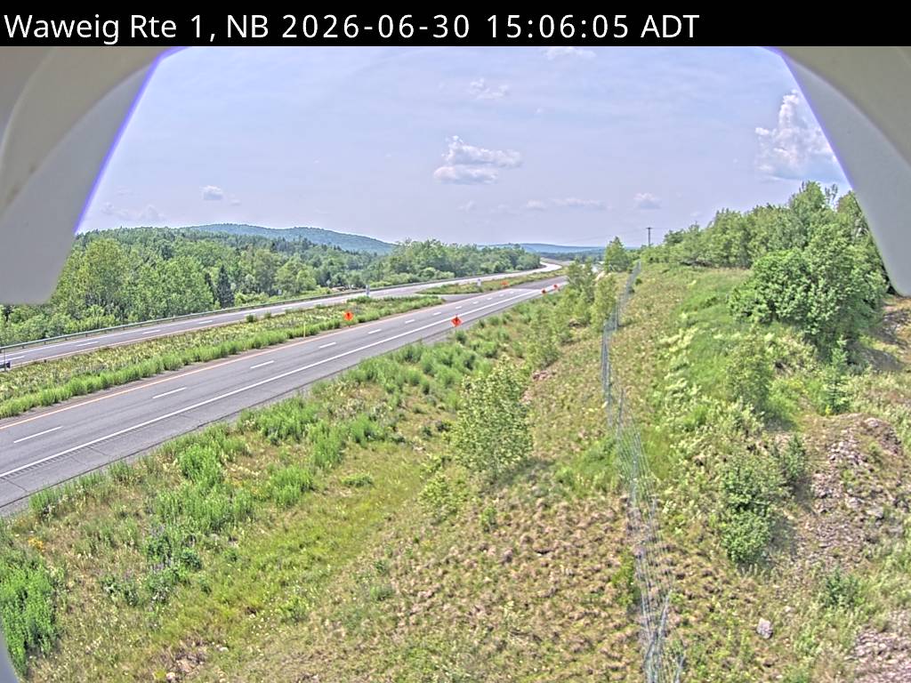 Web Cam image of Waweig (NB Highway 1)