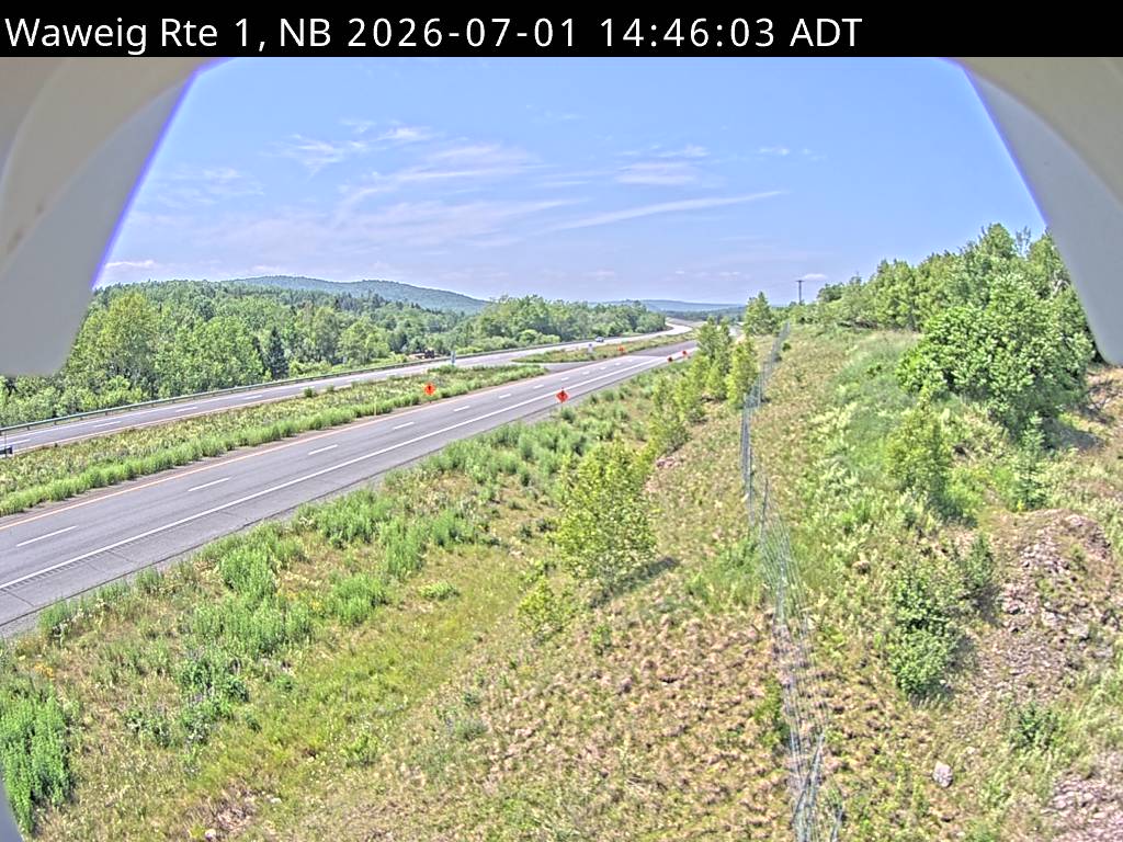 Web Cam image of Waweig (NB Highway 1)
