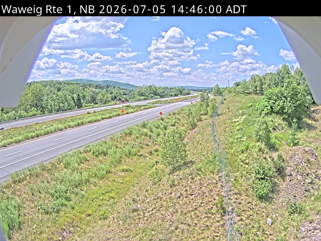 Web Cam image of Waweig (NB Highway 1)