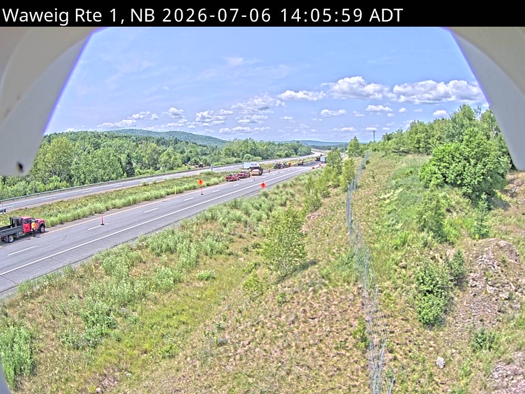 Web Cam image of Waweig (NB Highway 1)