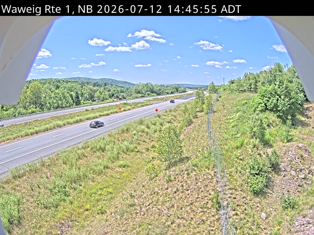 Web Cam image of Waweig (NB Highway 1)