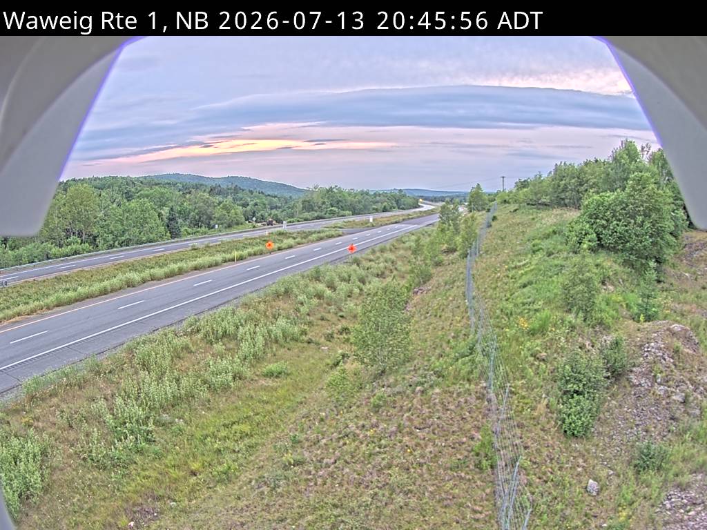 Web Cam image of Waweig (NB Highway 1)