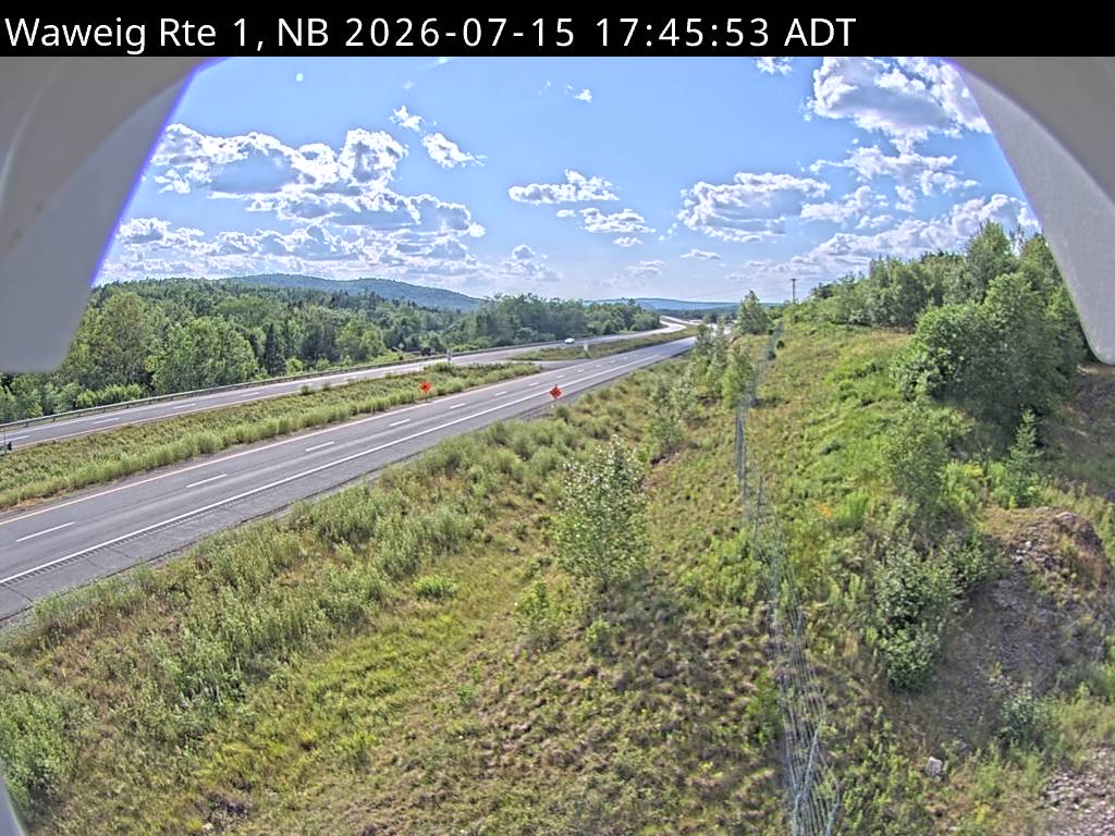 Web Cam image of Waweig (NB Highway 1)
