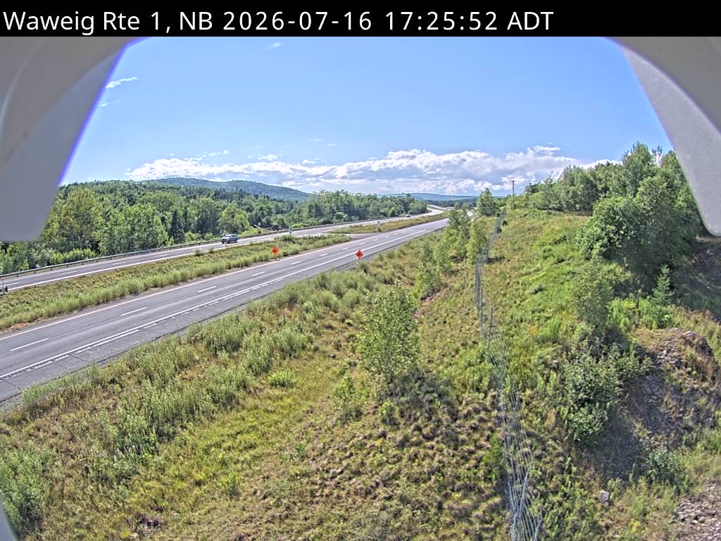 Web Cam image of Waweig (NB Highway 1)