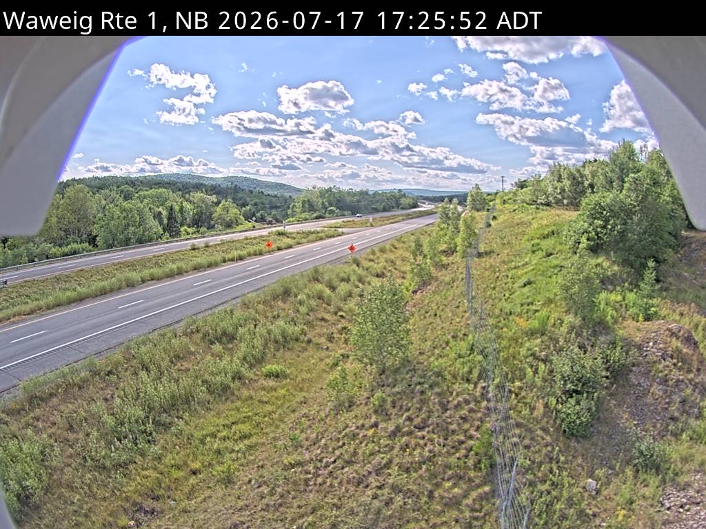 Web Cam image of Waweig (NB Highway 1)