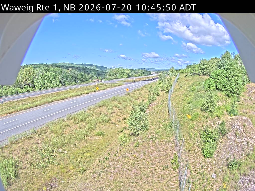 Web Cam image of Waweig (NB Highway 1)