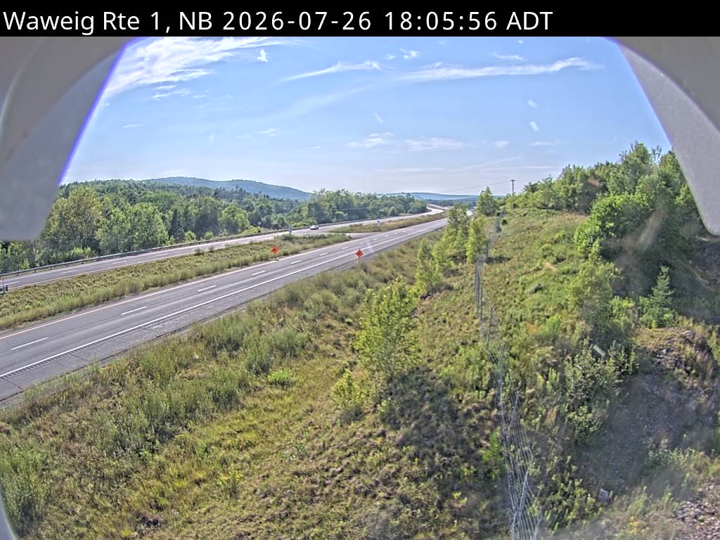 Web Cam image of Waweig (NB Highway 1)