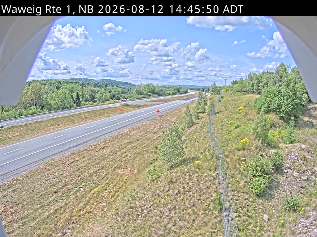 Web Cam image of Waweig (NB Highway 1)
