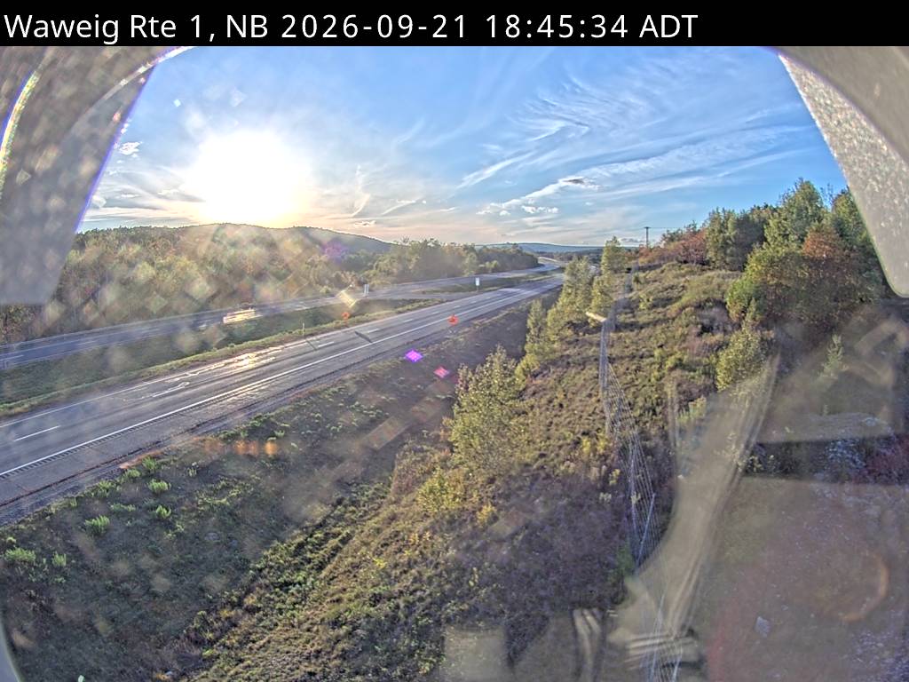 Web Cam image of Waweig (NB Highway 1)
