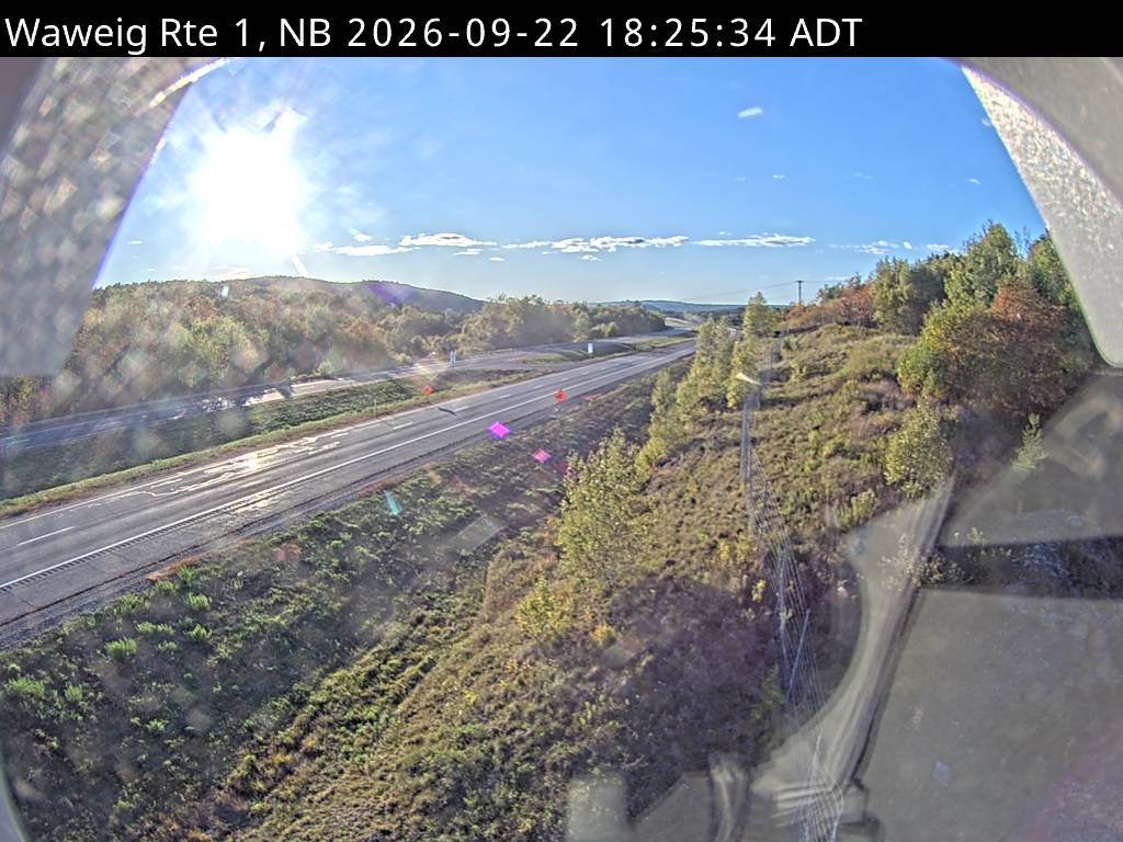 Web Cam image of Waweig (NB Highway 1)