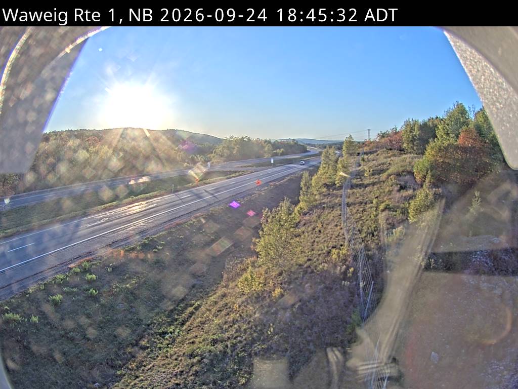 Web Cam image of Waweig (NB Highway 1)