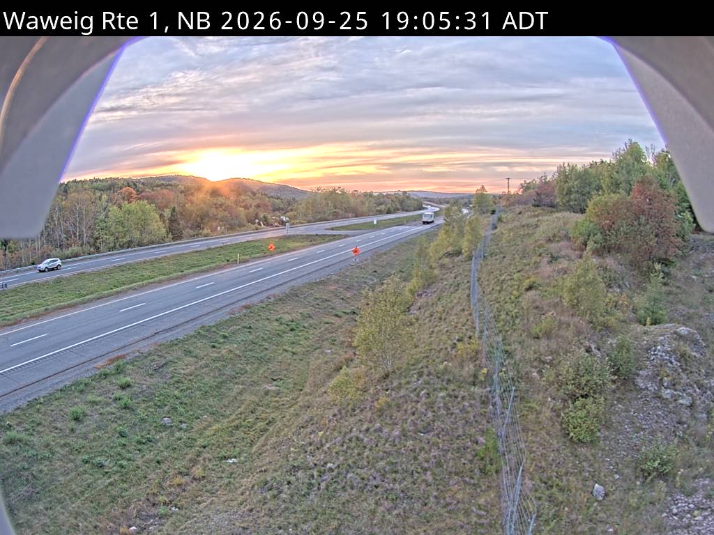 Web Cam image of Waweig (NB Highway 1)