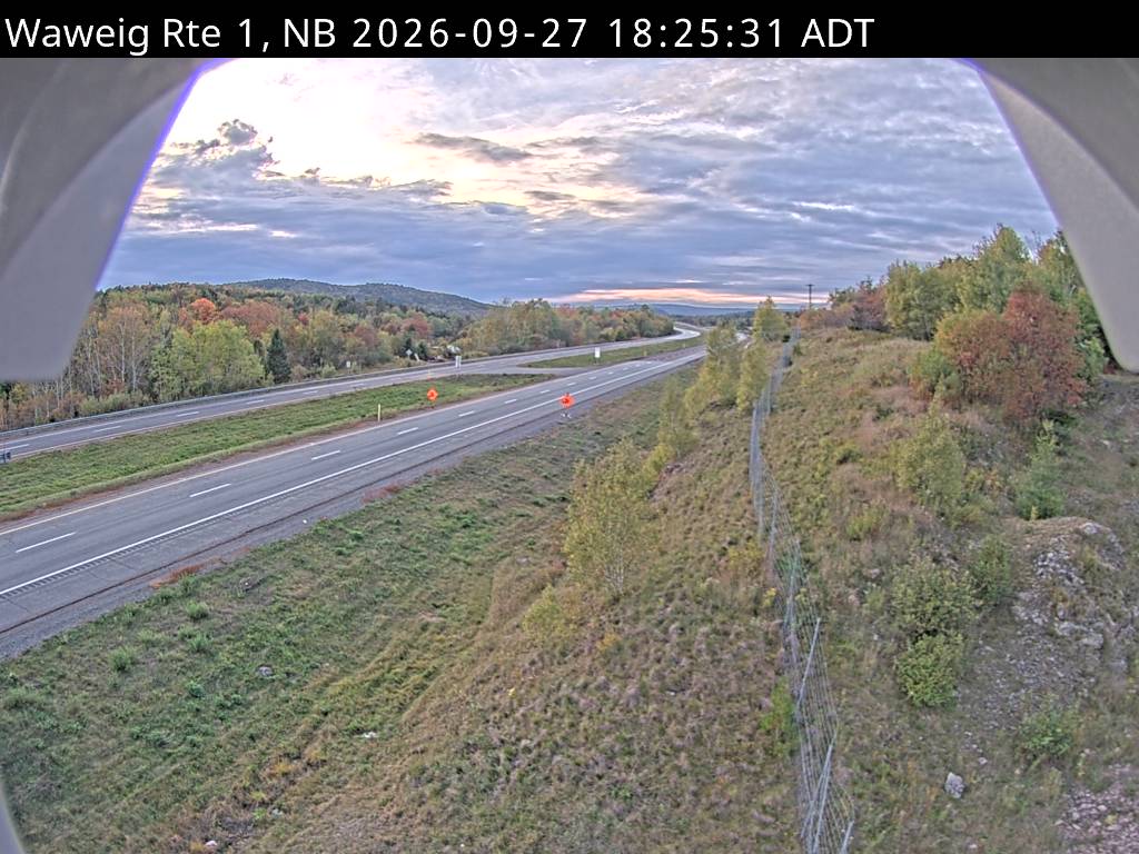 Web Cam image of Waweig (NB Highway 1)