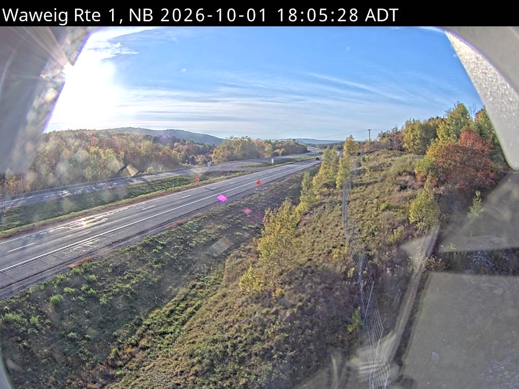 Web Cam image of Waweig (NB Highway 1)
