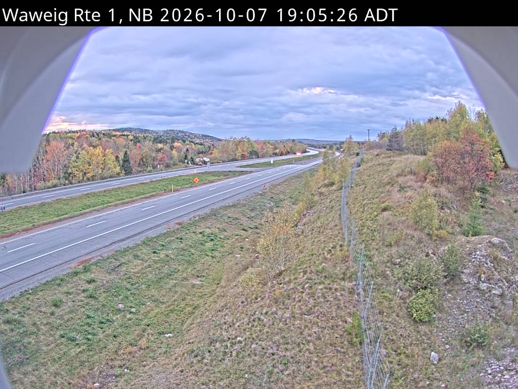 Web Cam image of Waweig (NB Highway 1)
