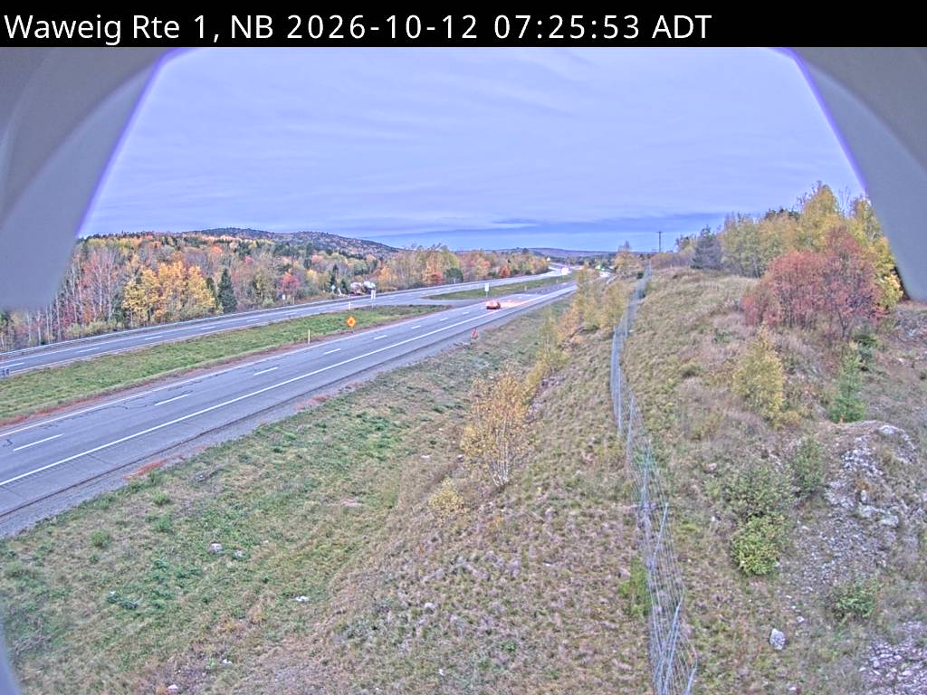 Web Cam image of Waweig (NB Highway 1)