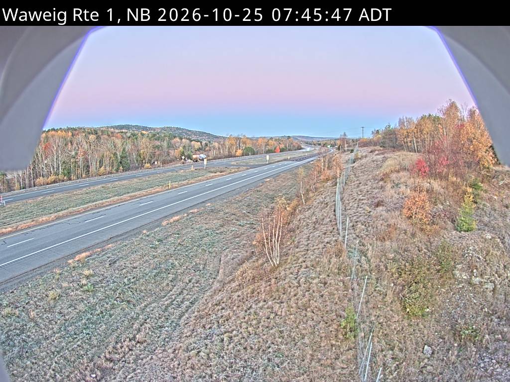 Web Cam image of Waweig (NB Highway 1)