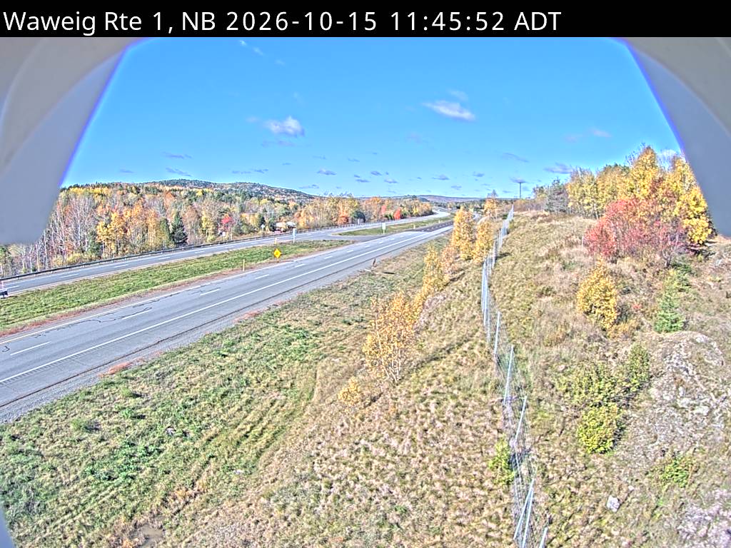 Web Cam image of Waweig (NB Highway 1)