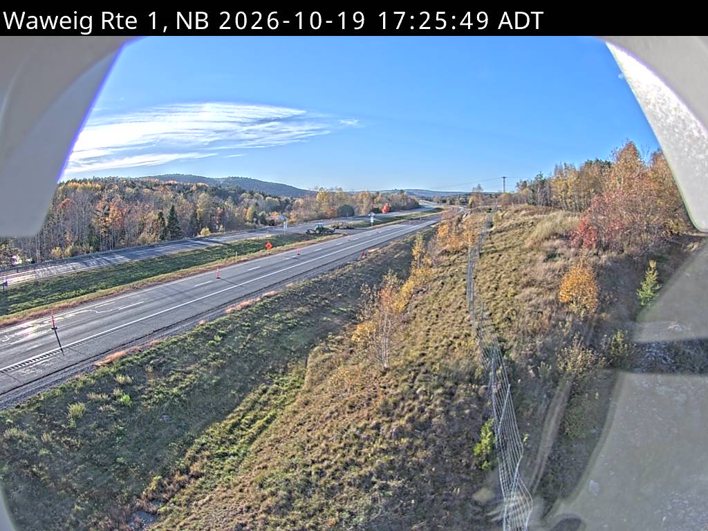 Web Cam image of Waweig (NB Highway 1)
