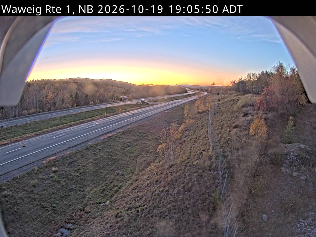 Web Cam image of Waweig (NB Highway 1)