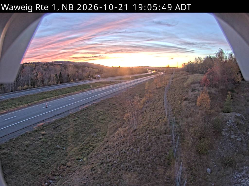 Web Cam image of Waweig (NB Highway 1)