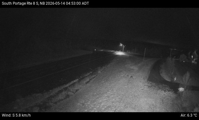 Web Cam image of South Portage (NB Highway 8)