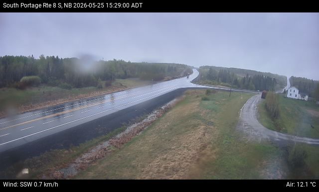 Web Cam image of South Portage (NB Highway 8)